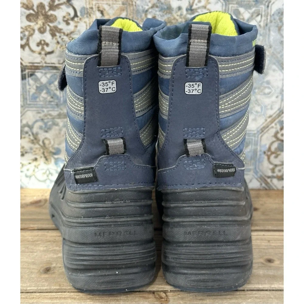 Merrell Snow Toddler Waterproof Boots Insulated Winter Boy's Size 9 M